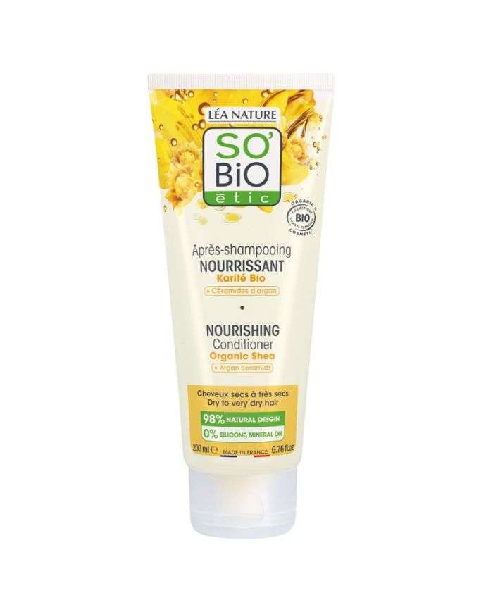 SO BIO APRES SHAMPOOING NOURRISSANT KARITE BIO 200 ML - SO BiO