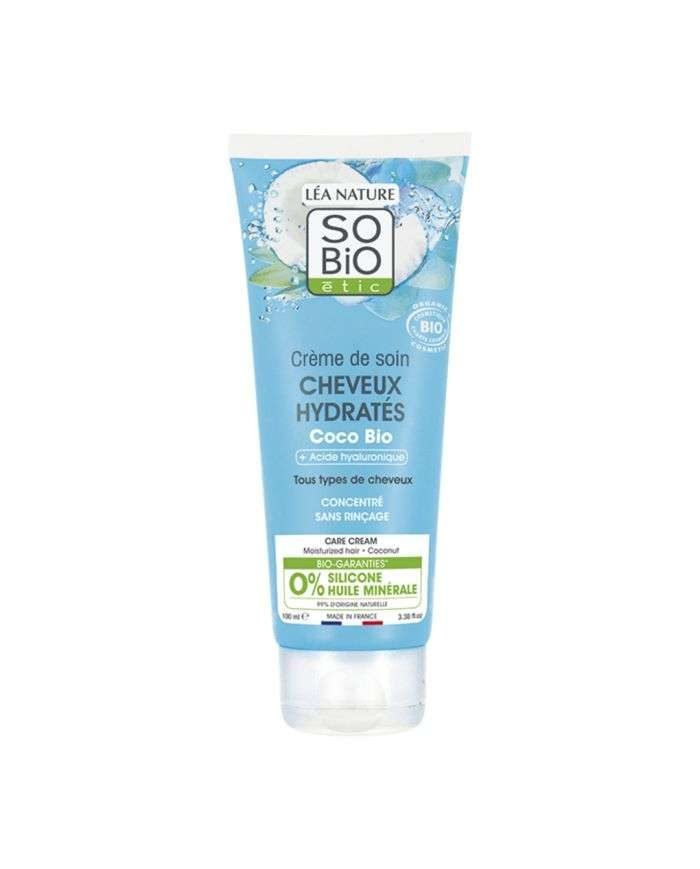 SO BIO CREME DE SOIN CHEVEUX HYDRATES COCO BIO 100 ML - SO BiO