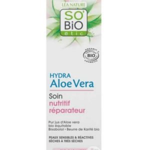 SO BIO CREME NUTRITIVE ALOE VERA PEAUX SENSIBLES ET REACTIVES 50 ML - SO BiO