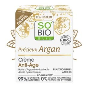 SO BIO PRECIEUX ARGAN CREME ANTI AGE PEAUX NORMALES A SECHES - SO BiO