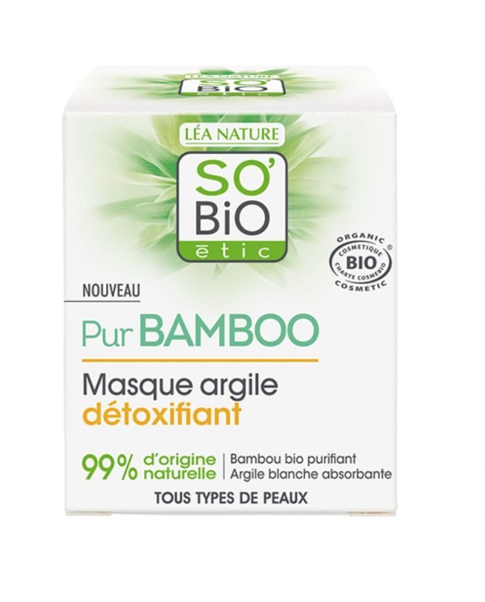 SO BIO PUR BAMBOO MASQUE ARGILE DETOXIFIANT - SO BiO