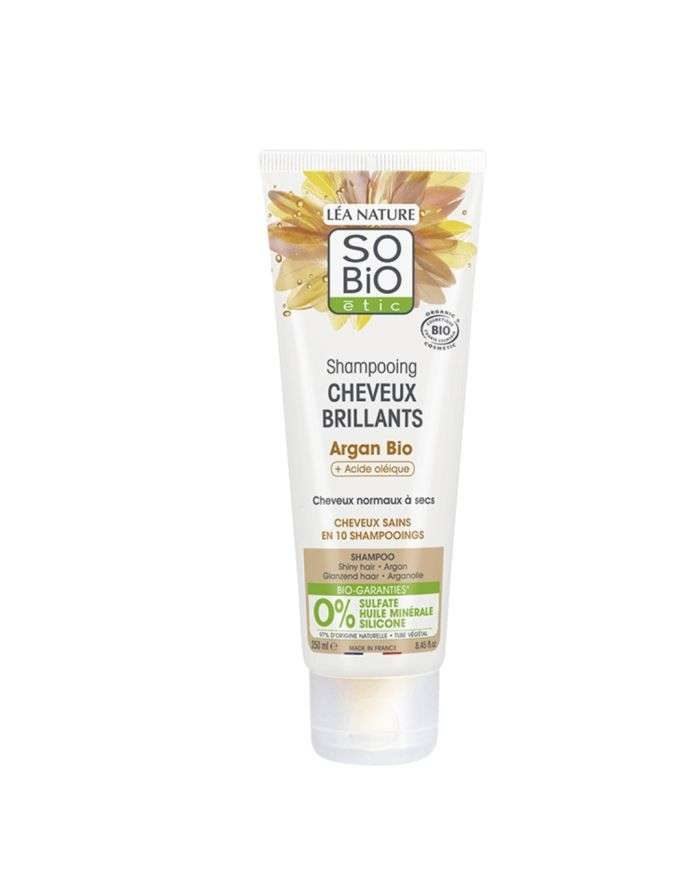 SO BIO SHAMPOING CHEVEUX BRILLANTS ARGAN BIO 250 ML - SO BiO