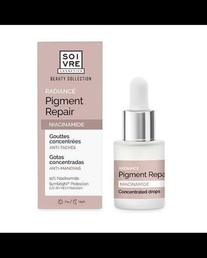 SOIVRE COSMETICS RADIANCE PIGMENT REPAIR NIACINAMIDE ANTI TACHE JOUR ET NUIT 15 ML - SOIVRE COSMETICS