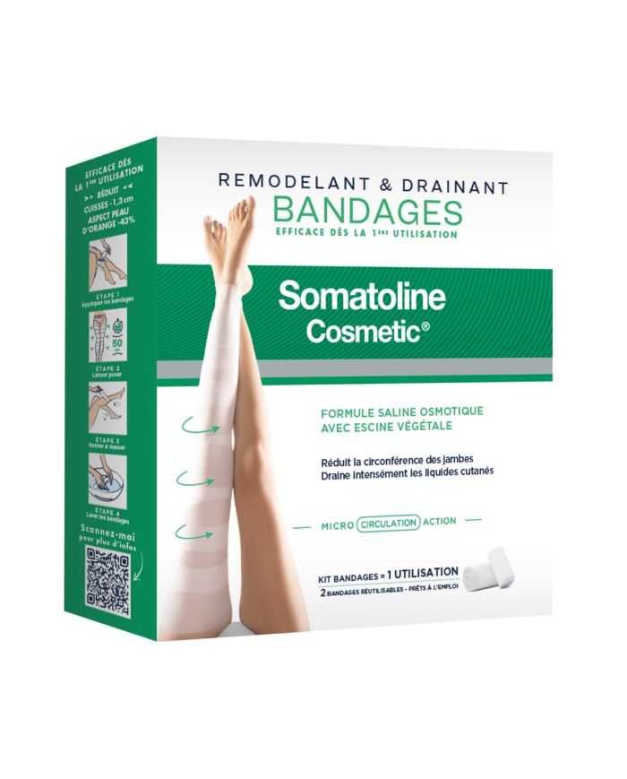 SOMATOLINE BANDAGES REMODELANT ET DRAINANT - SOMATOLINE