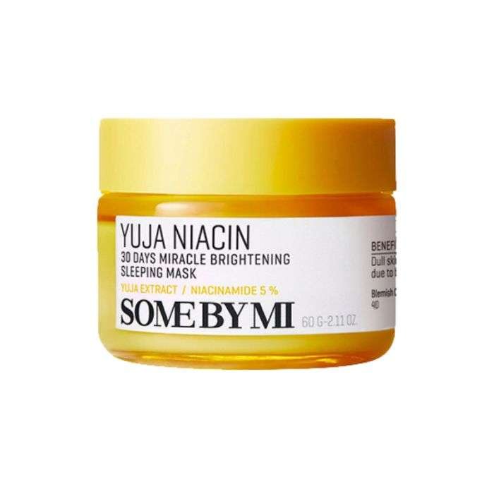 SOMEBYMI YUJA NIACIN 30 DAYS MIRACLE BRIGHTENING SLEEPING MASK 60 G - SOMEBYMI