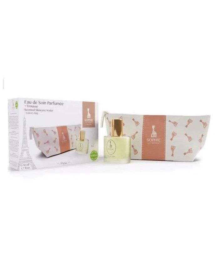 SOPHIE LA GIRAFE EAU DE SOIN PARFUMEE 0M+ 50 ML + TROUSSE OFFERTE - SOPHIE LA GIRAFE