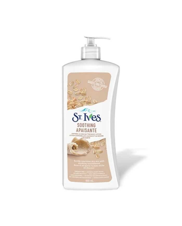 ST IVES LOTION SOOTHING BEURRE DE SHEA ET AVOINE 400 ML - ST IVES
