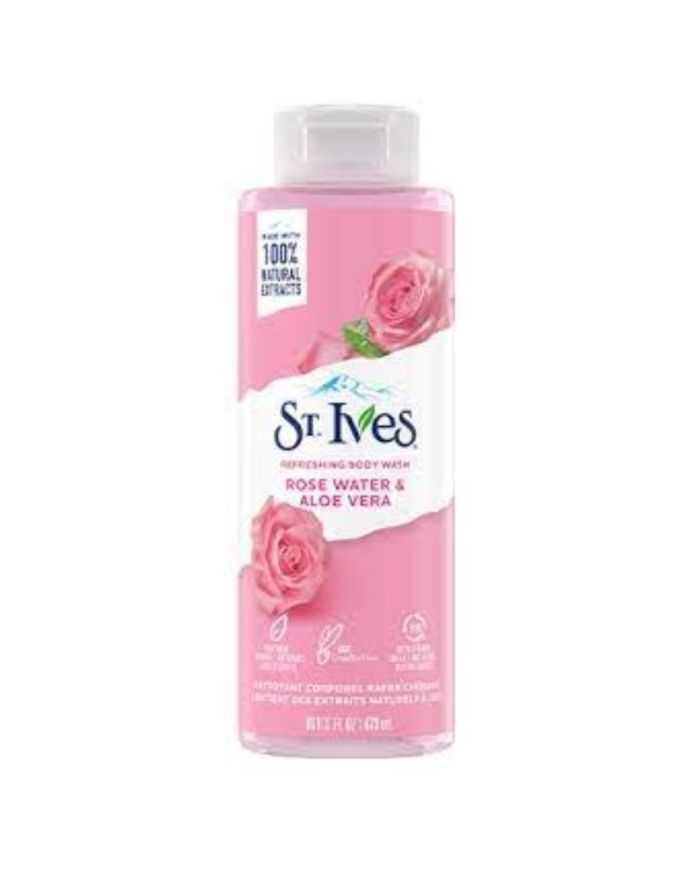 ST IVES GEL DOUCHE A L’ALOE VERA ET L’EAU DE ROSE 473 ML - ST IVES