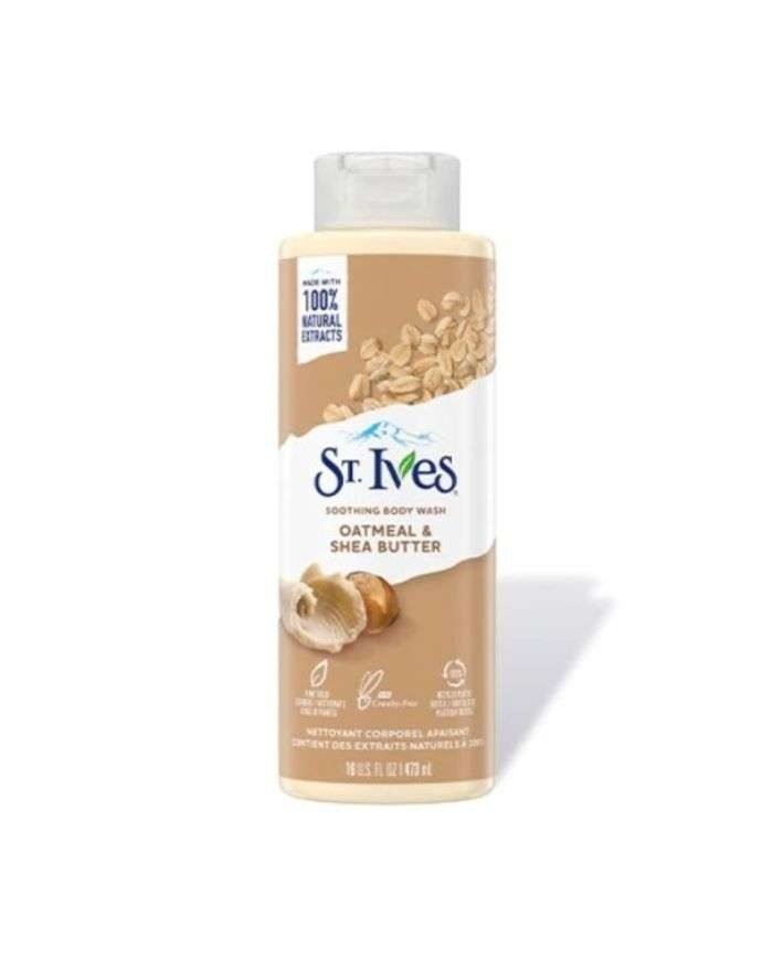 ST IVES GEL DOUCHE BEURRE DE SHEA ET AVOINE 473 ML - ST IVES