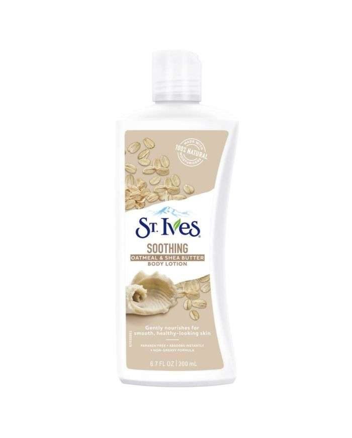 ST IVES LOTION SOOTHING BEURRE DE SHEA ET AVOINE 200 ML - ST IVES