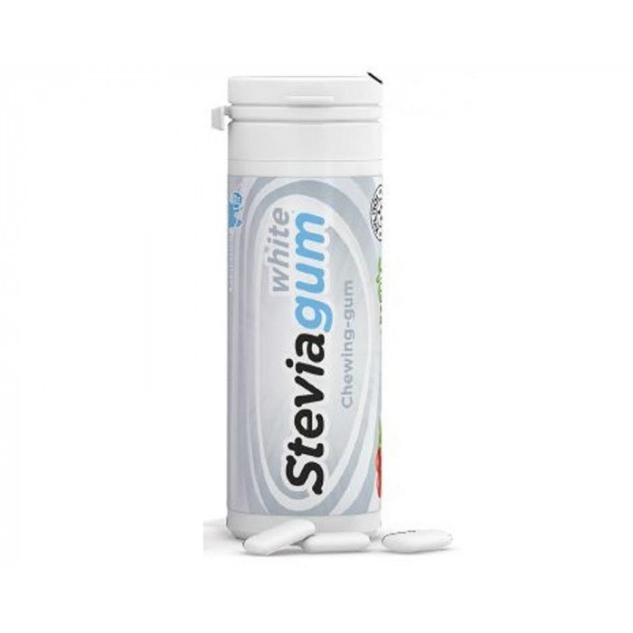 STEVIA GUM WHITE 30 G - STEVIA
