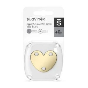 SUAVINEX ATTACHE SUCETTE BIJOU FORMAT COEUR+0M - SUAVINEX