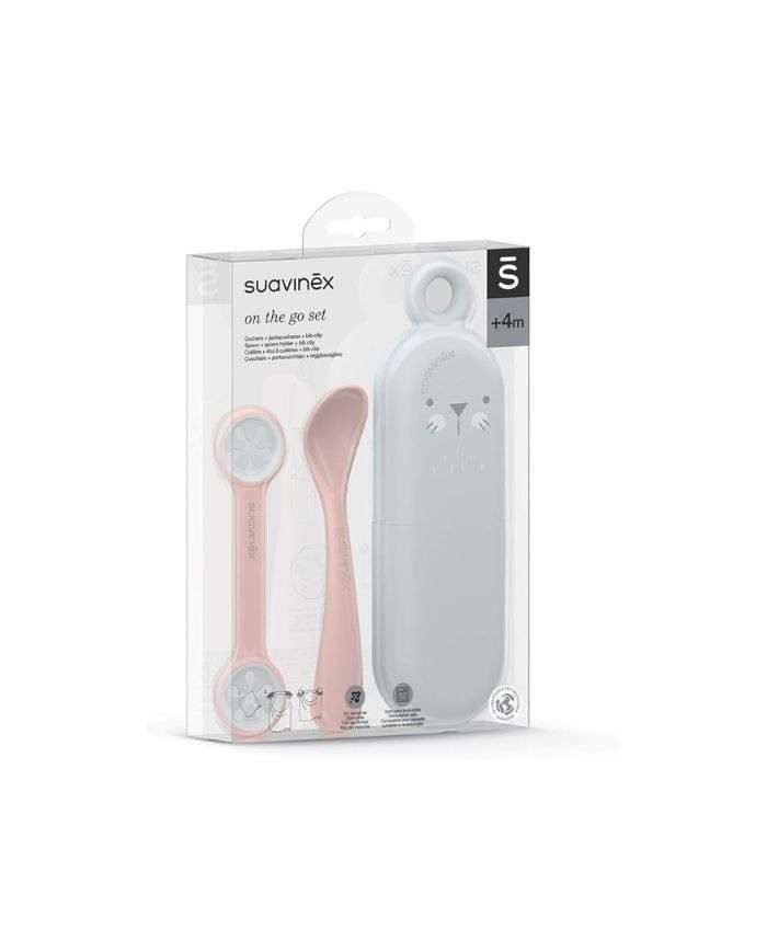 SUAVINEX ON THE GO CUTLERY SET +4M - SUAVINEX