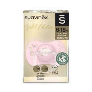 SUAVINEX SUCETTE SILICONE PREMIUM GOLD EDITION 6.18M - SUAVINEX