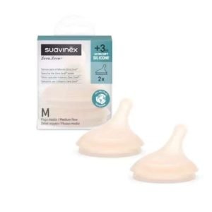 SUAVINEX ZERO ZERO TETINE SPECIALE BIBERON ZERO +3M ULTRA SOFT PACK DE 2 M - SUAVINEX