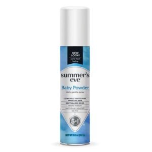 SUMMERS EVE BABY POWDER FRESHENING SPRAY - SUMMERS EVE