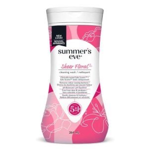 SUMMERS EVE CLEANSING WASH SEHEER FLORAL GEL 266 ML - SUMMERS EVE