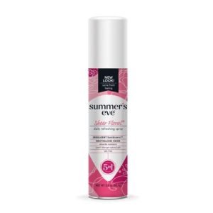 SUMMERS EVE SHEER FLORAL SPRAY RAFRAICHISSANT QUOTIDIEN 5 EN 1 - SUMMERS EVE