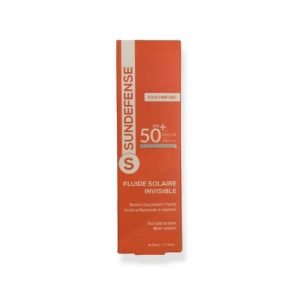 SUN DEFENSE FLUIDE SOLAIRE INVISIBLE SPF 50+ TOUCHER SEC 50ML - SUN DEFENSE
