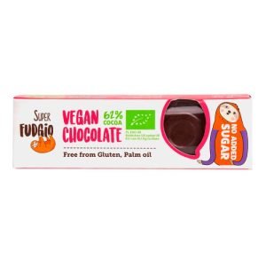 SUPER FUDGIO BARRE CHOCOLAT VEGAN 62% 40 G - SUPER FUDGIO