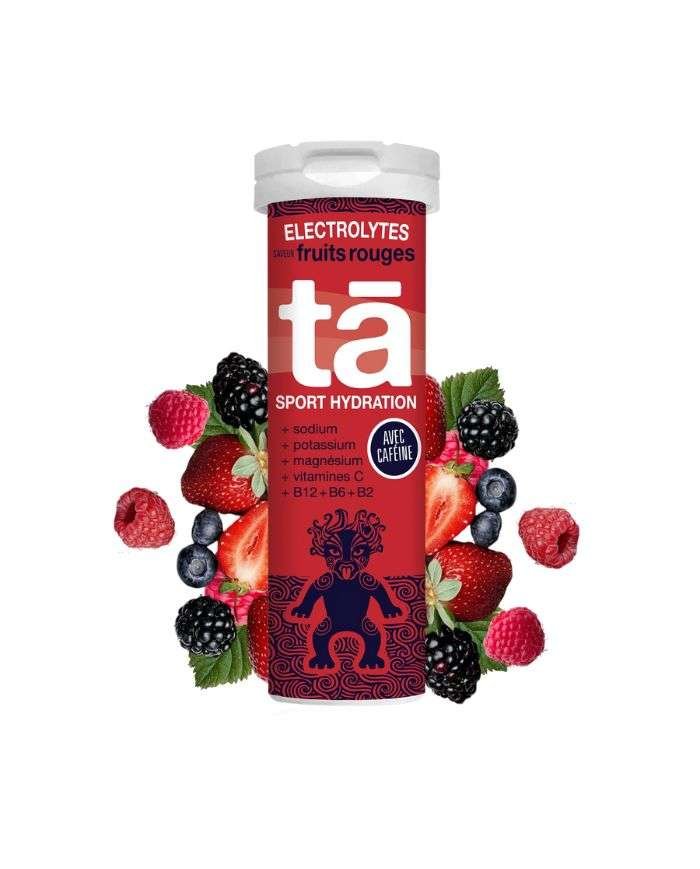 TA SPORT HYDRATATION ELECTROLYTES FRUITS ROUGES 12 COMPRMES EFFERVESCENTS - TA SPORT
