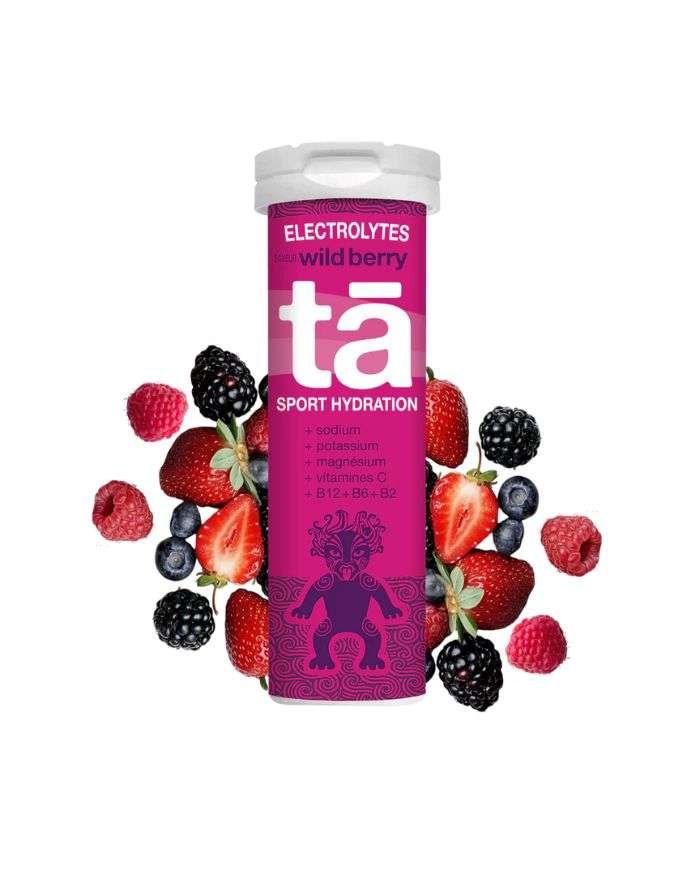 TA SPORT HYDRATATION ELECTROLYTES GOUT WILD BERRY 12 COMPRIMES EFFERVESCENT - TA SPORT