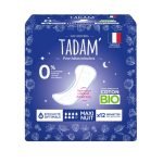 TADAM 12 SERVIETTES MAXI NUIT COTON BIO FUITES URINAIRES - TADAM