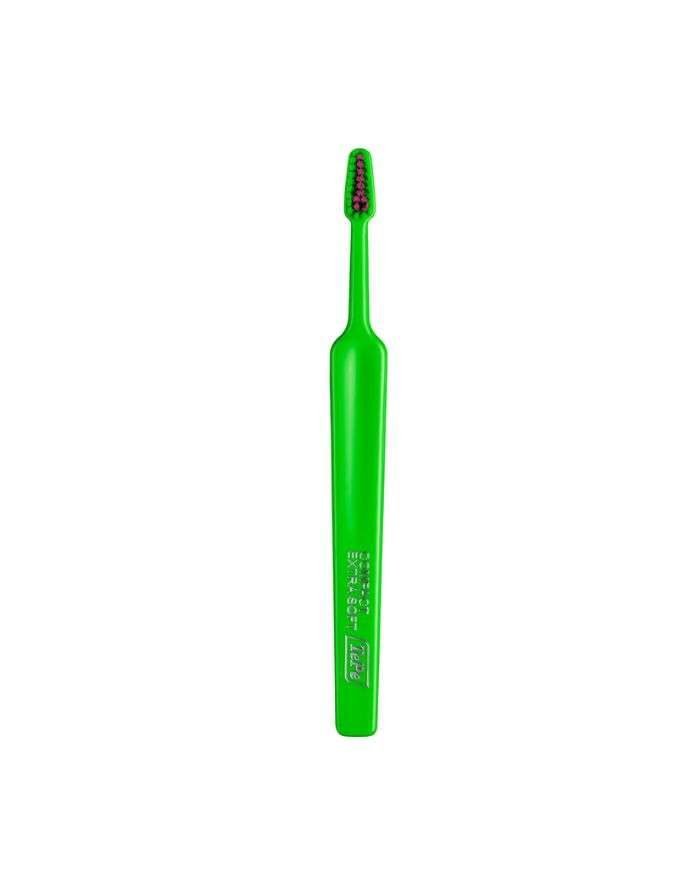 TEPE BROSSE A DENTS COLOUR COMPACT EXTRA SOFT VERT - TEPE