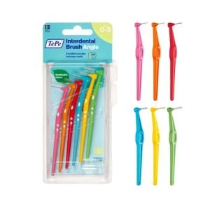 TEPE PACK DE 6 BROSSETTE INTERDENTAIRE ANGLE TAILLE 0-5 - TEPE