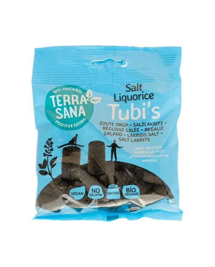 TERRASANA TUBIS REGLISSE SALE 100 G - TERRASANA
