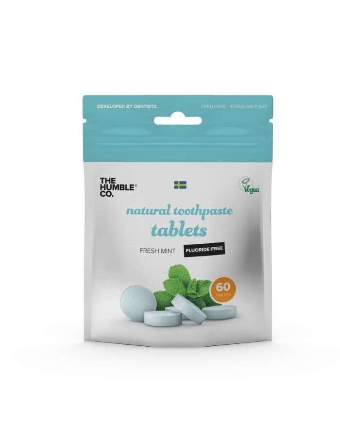 THE HUMBLE CO DENTIFRICE TABLETTES SANS FLUOR 60 UNITES - THE HUMBLE CO