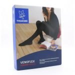 THUASNE VENOFLEX KOKOON ABSOLU BAS CUISSE FEMME CLASSE 2 NOIR LONG - THUASNE