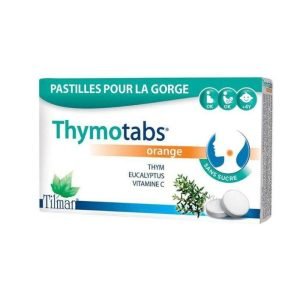 TILMAN THYMOTABS ORANGE 12 PASTILLES POUR LA GORGE - TILMAN