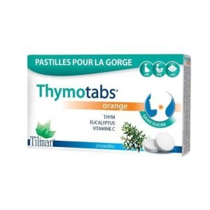 TILMAN THYMOTABS ORANGE 24 PASTILLES POUR LA GORGE - TILMAN