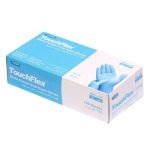 TOUCHFLEX GANTS D’EXAMEN EN NITRILE SANS POUDRE TAILLE L BLEU - TOUCHFLEX