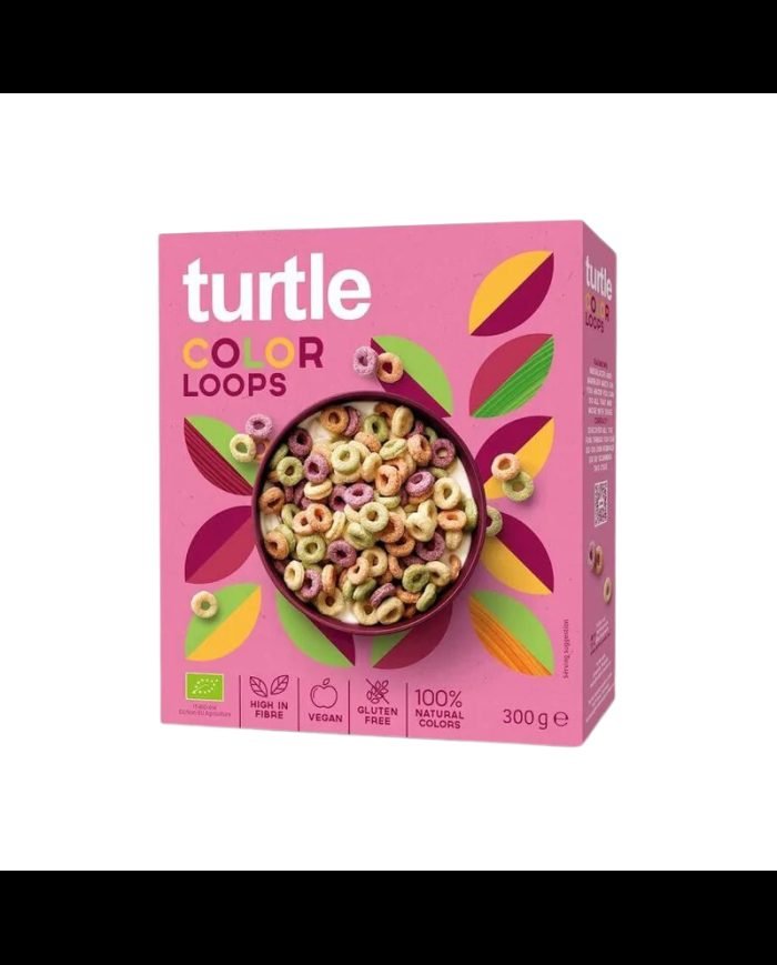 TURTLE ANNEAUX DE CEREALES SANS GLUTEN BIO 300 G - TURTLE