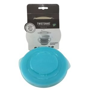 TWISTSHAKE BOL D&rsquo;APPRENTISSAGE REPAS BEBE 6 MOIS PLUS BLEU PASTEL - TWISTSHAKE