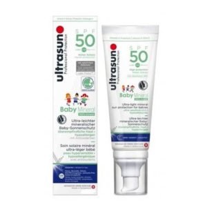 ULTRASUN SOIN SOLAIRE MINERAL ULTRA LEGER BEBE 50 ML SPF 50 - ULTRASUN