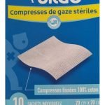 URGO COMPRESSES DE GAZ STERILES 20 CM x 20 CM - URGO