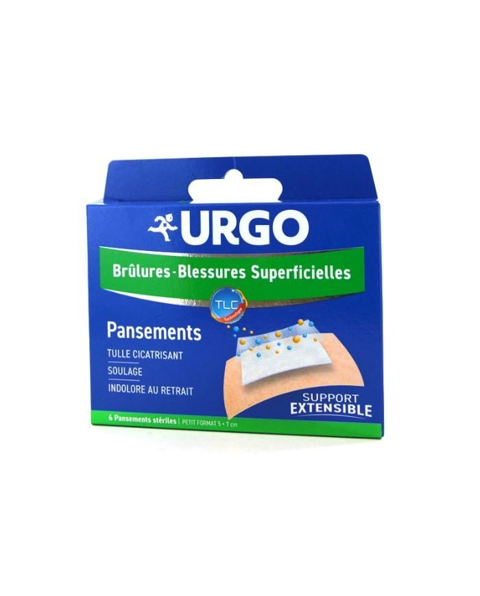 URGO PANSEMENT BRULURES BOITE DE 6 - URGO