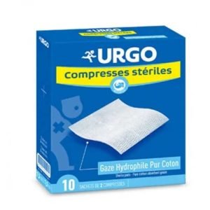 URGO COMPRESSES DE GAZE STERILES 40CM*40CM 10 SACHETS INDIVIDUELS - URGO