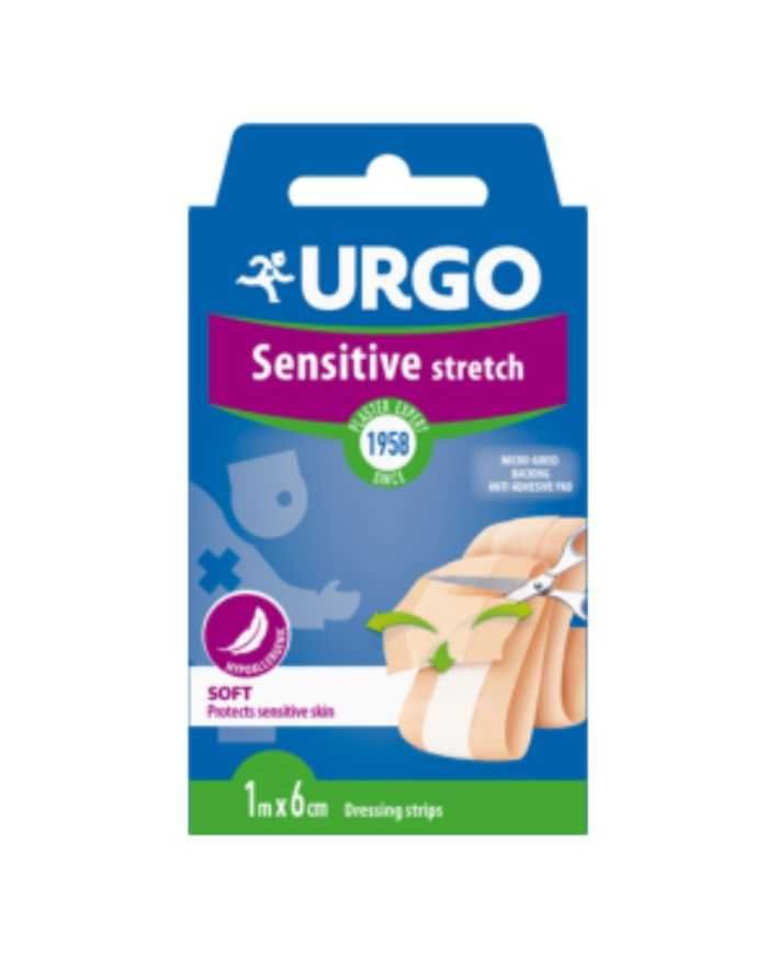 URGO SENSITIVE BANDE SOFT 1 M * 6CM - URGO
