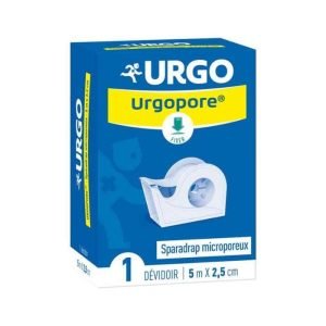 URGO URGOPORE SPARADRAP NON TISSE SOUPLE MICROPOREUX 5M*2.5CM - URGO
