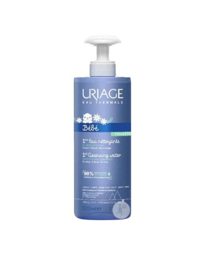 URIAGE BEBE 1 ERE EAU NETTOYANTE SANS RINCAGE 500 ML - URIAGE