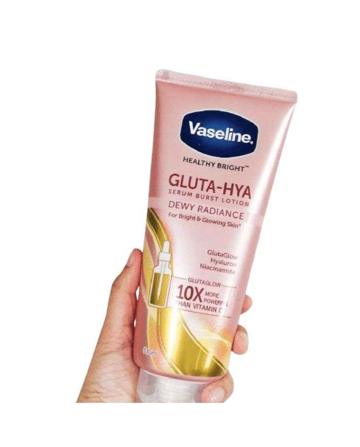VASELINE GLUTA HYA SERUM BURST LOTION DEWY RADIANCE 330ML - VASELINE