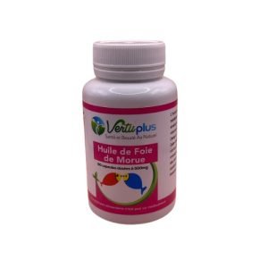 VERTUPLUS HUILE DE FOIE DE MORUE 90 CAPSULES - VERTU PLUS