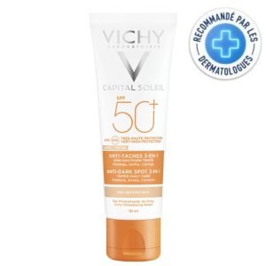 VICHY CAPITAL SOLEIL SOIN ANTI TACHES TEINTE 3 EN 1 SPF50+ - VICHY