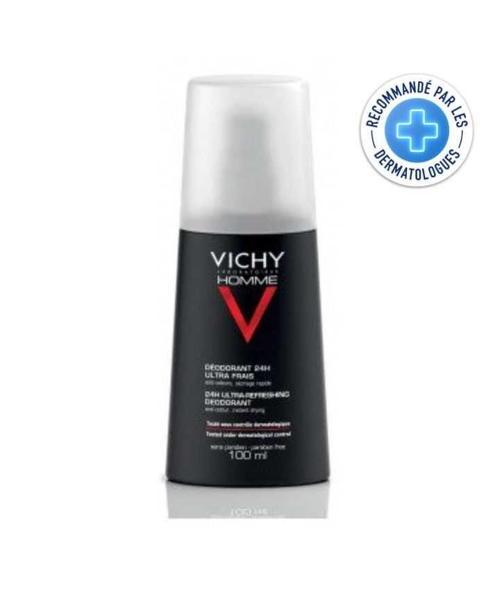 VICHY HOMME DEO VAPO ASSAINISSANT 24H 100 ML - VICHY