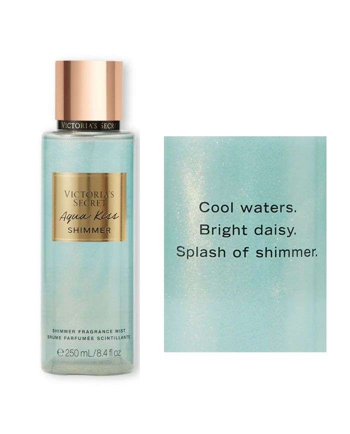 VICTORIAS SECRET BRUME AQUA KISS SHIMMER SPLASH OF SHIMMER 250 ML - VICTORIAS SECRET