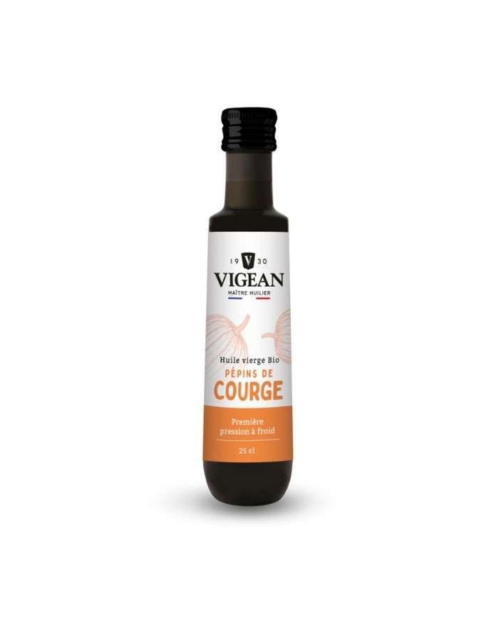 VIGEAN HUILE VIERGE BIO PEPINS DE COURGE 250 ML - VIGEAN